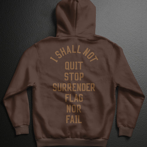 ANTHEM HOODIE - BROWN