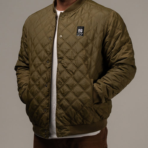 BOMBER JACKET - OLIVE