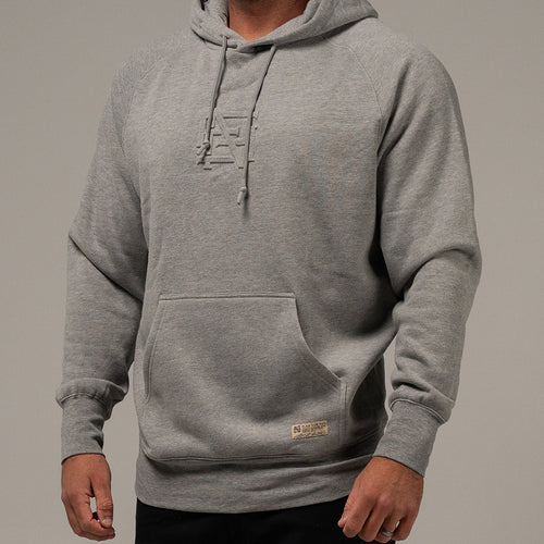 EMBOSSED PULLOVER - GREY