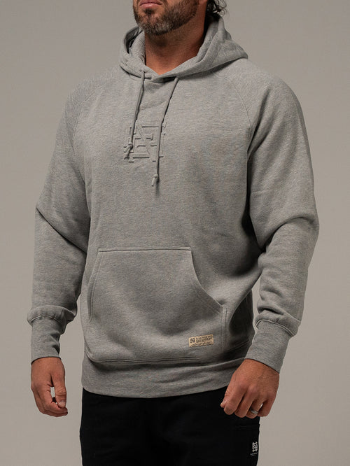 EMBOSSED PULLOVER - GREY