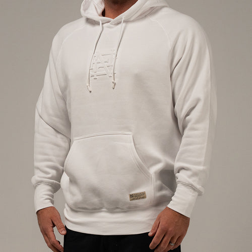 EMBOSSED PULLOVER-WHITE