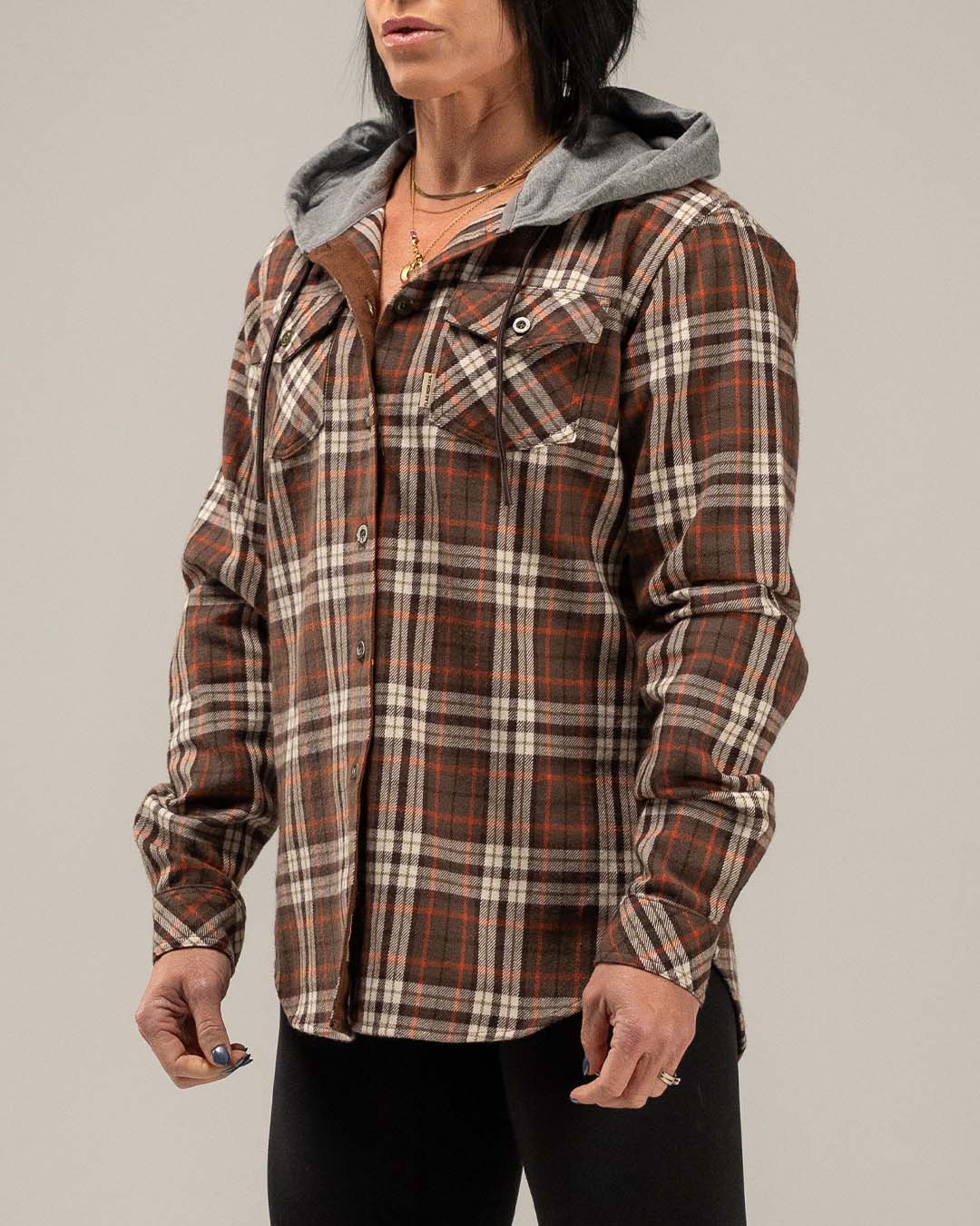 WOMEN'S HOODED FOREVER FLANNEL WOMEN'S HOODED FOREVER FLANNEL