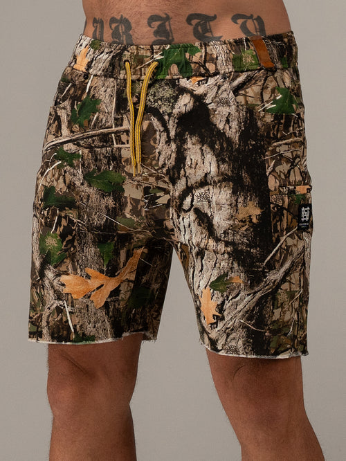 GOAT SHORTS - WOODLAND CAMO