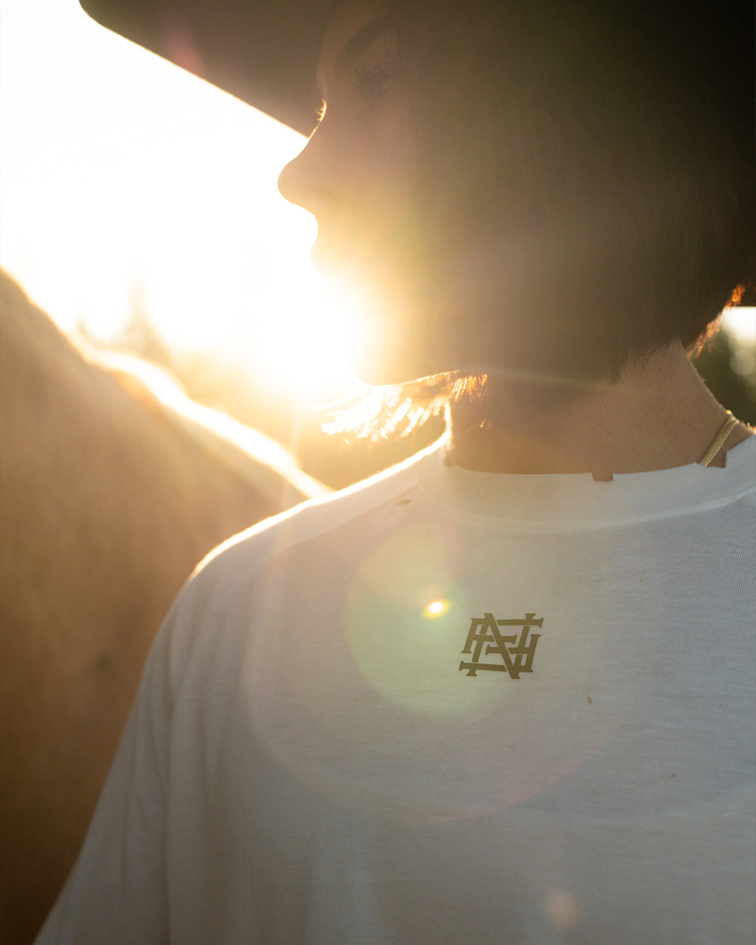 MOTO CROP TEE - WHITE