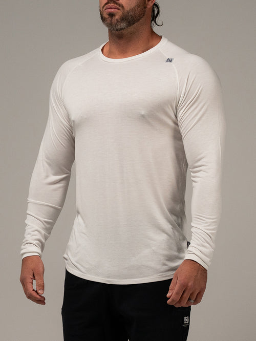 MOTO LONG SLEEVE - WHITE