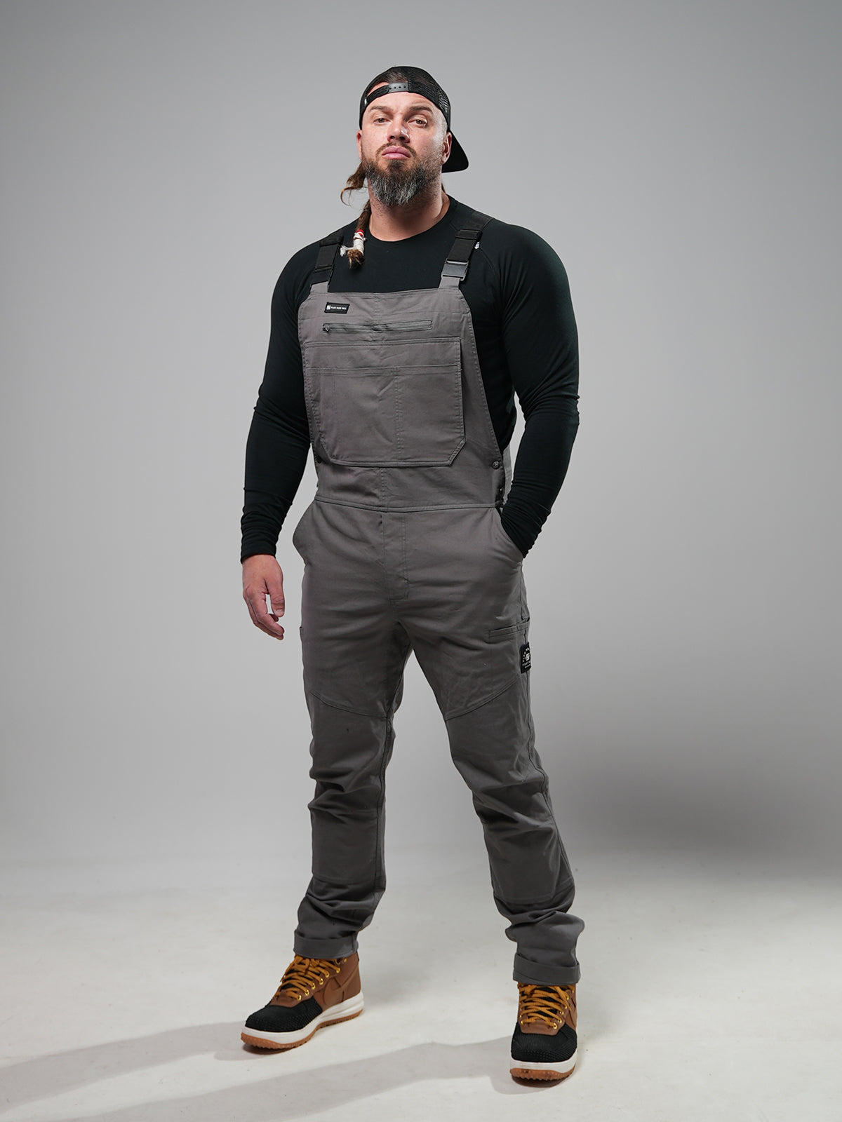 FOREVER OVERALLS - GREY