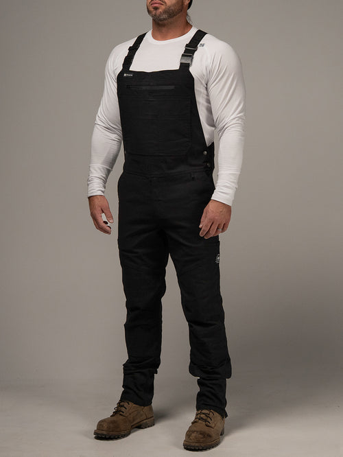 FOREVER OVERALLS - BLACK