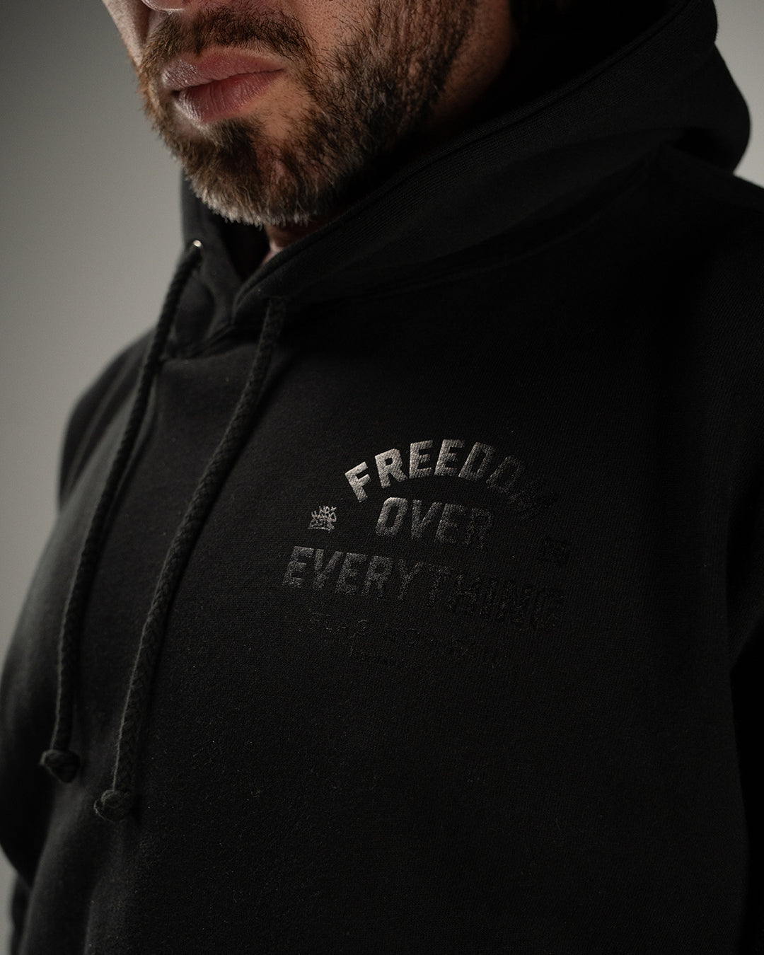 FREEDOM HOODIE - BLACK