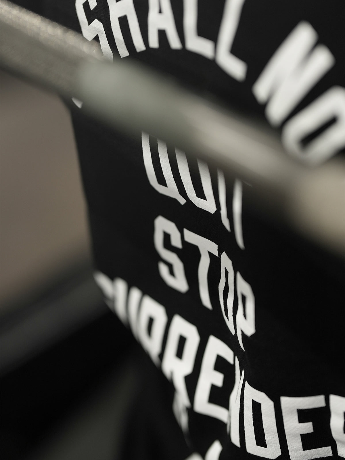 ANTHEM HOODIE - BLACK/WHITE