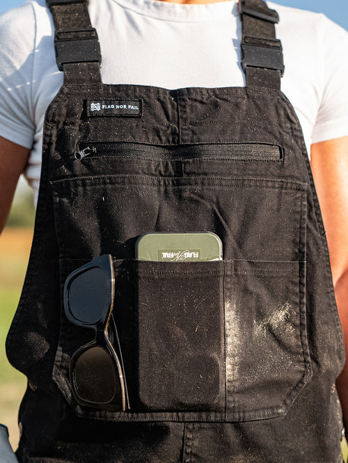 FOREVER OVERALLS - BLACK