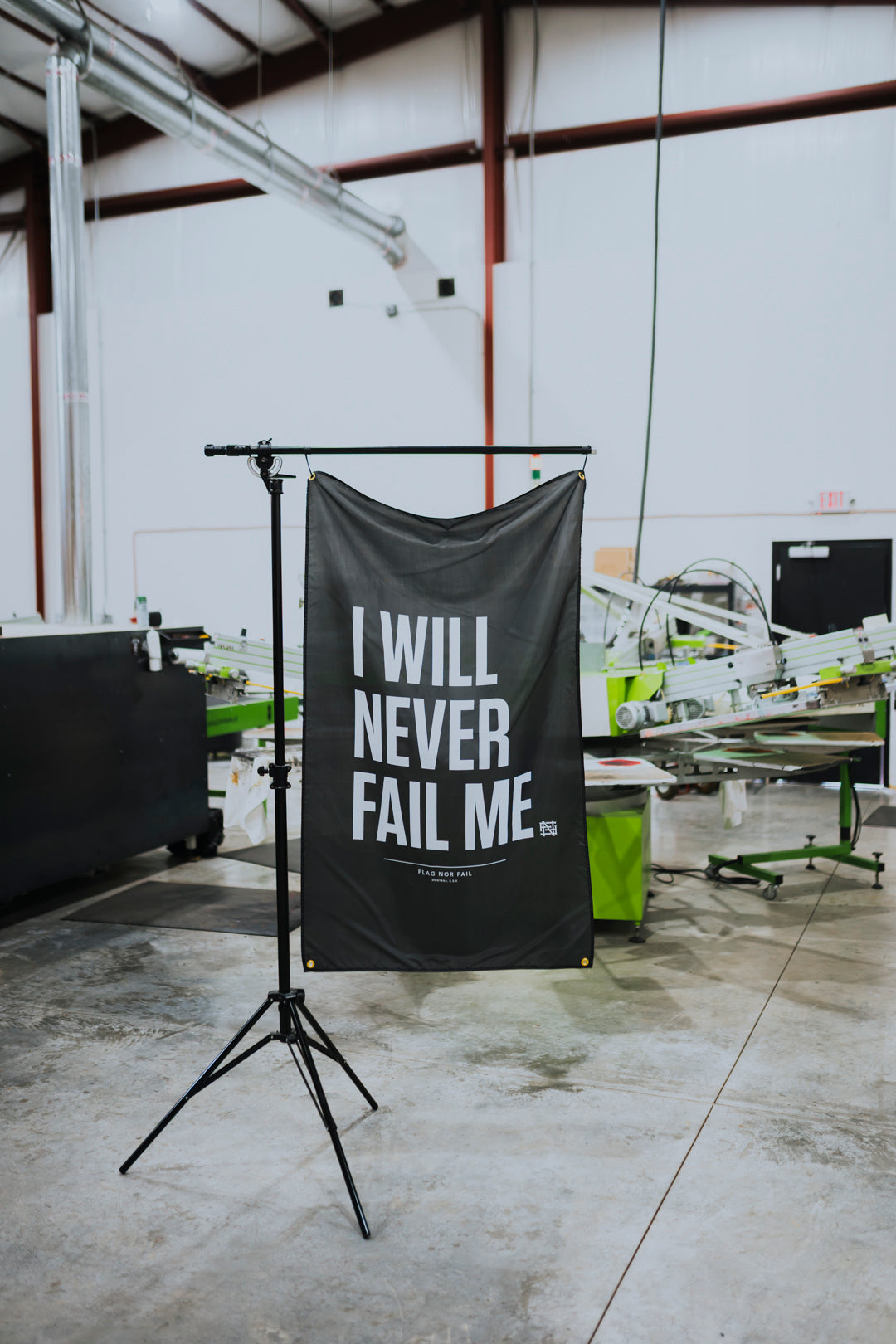 NEVER FAIL FLAG