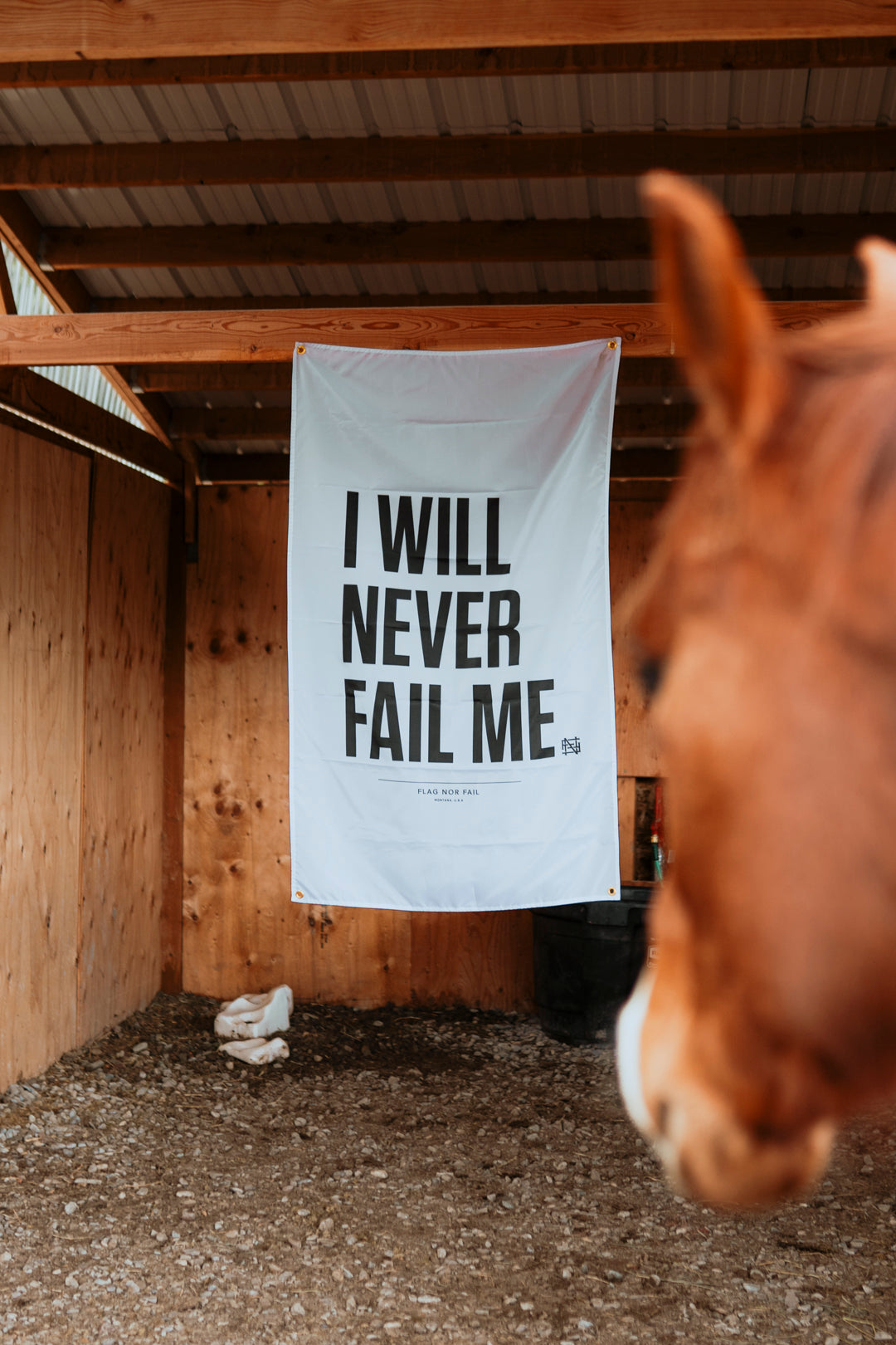 NEVER FAIL FLAG