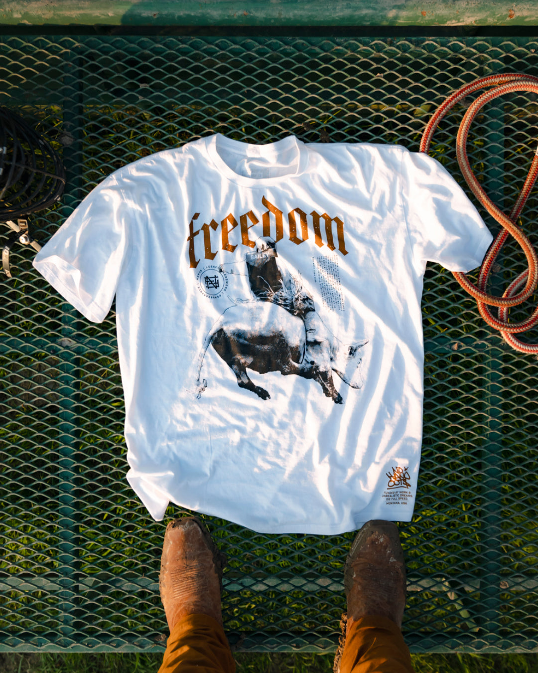 FREEDOM TEE - WHITE