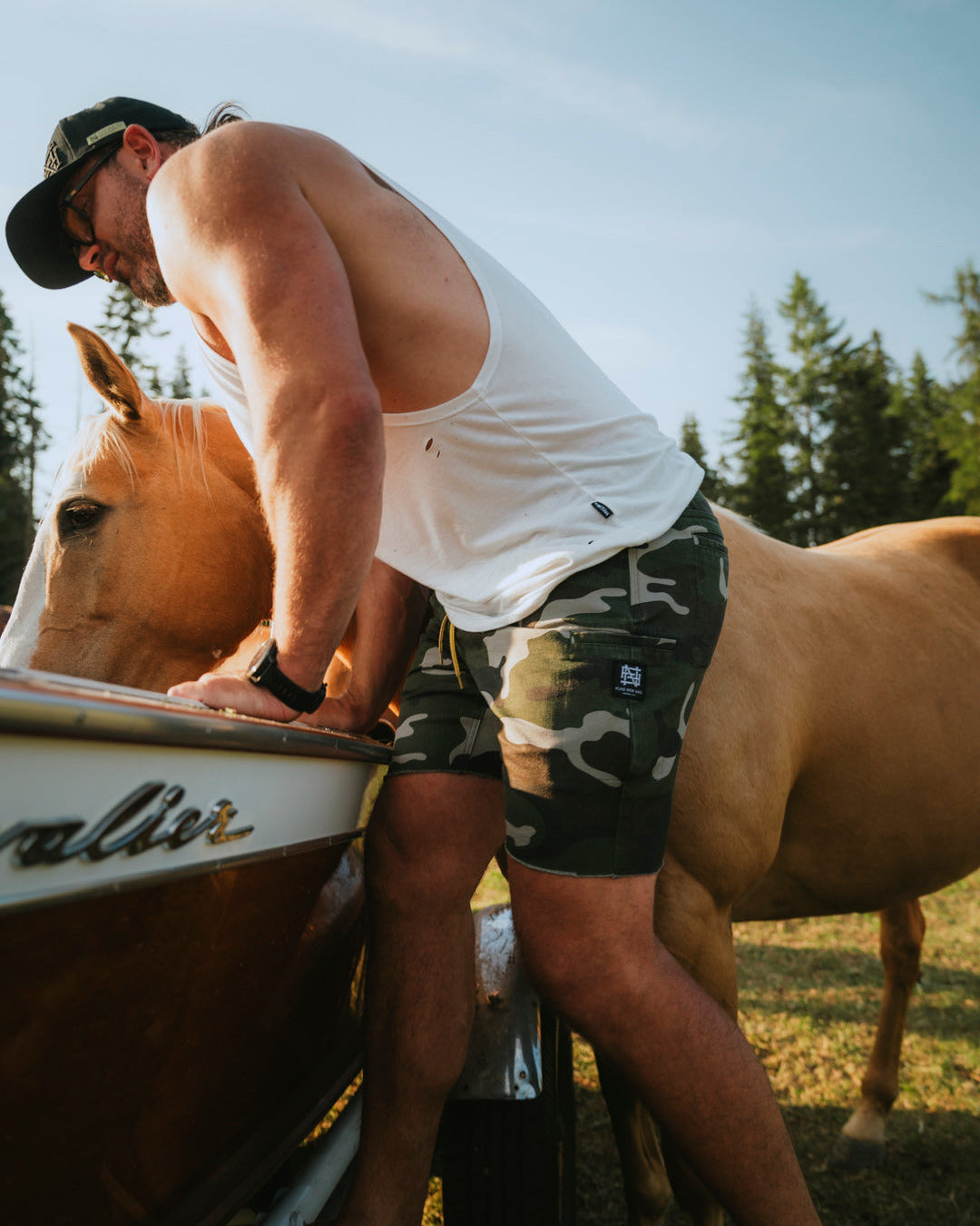 GOAT SHORTS - TRADITIONAL CAMO