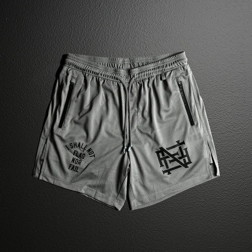 MENS MOMENTUM MESH SHORTS - GREY