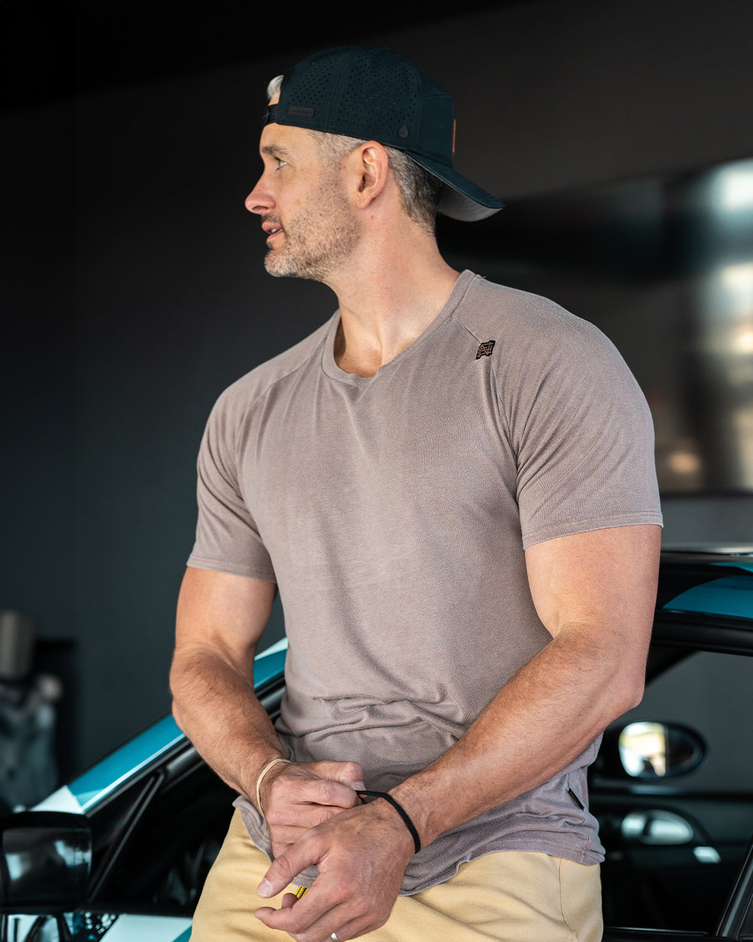 MOTO TEE - OLIVE