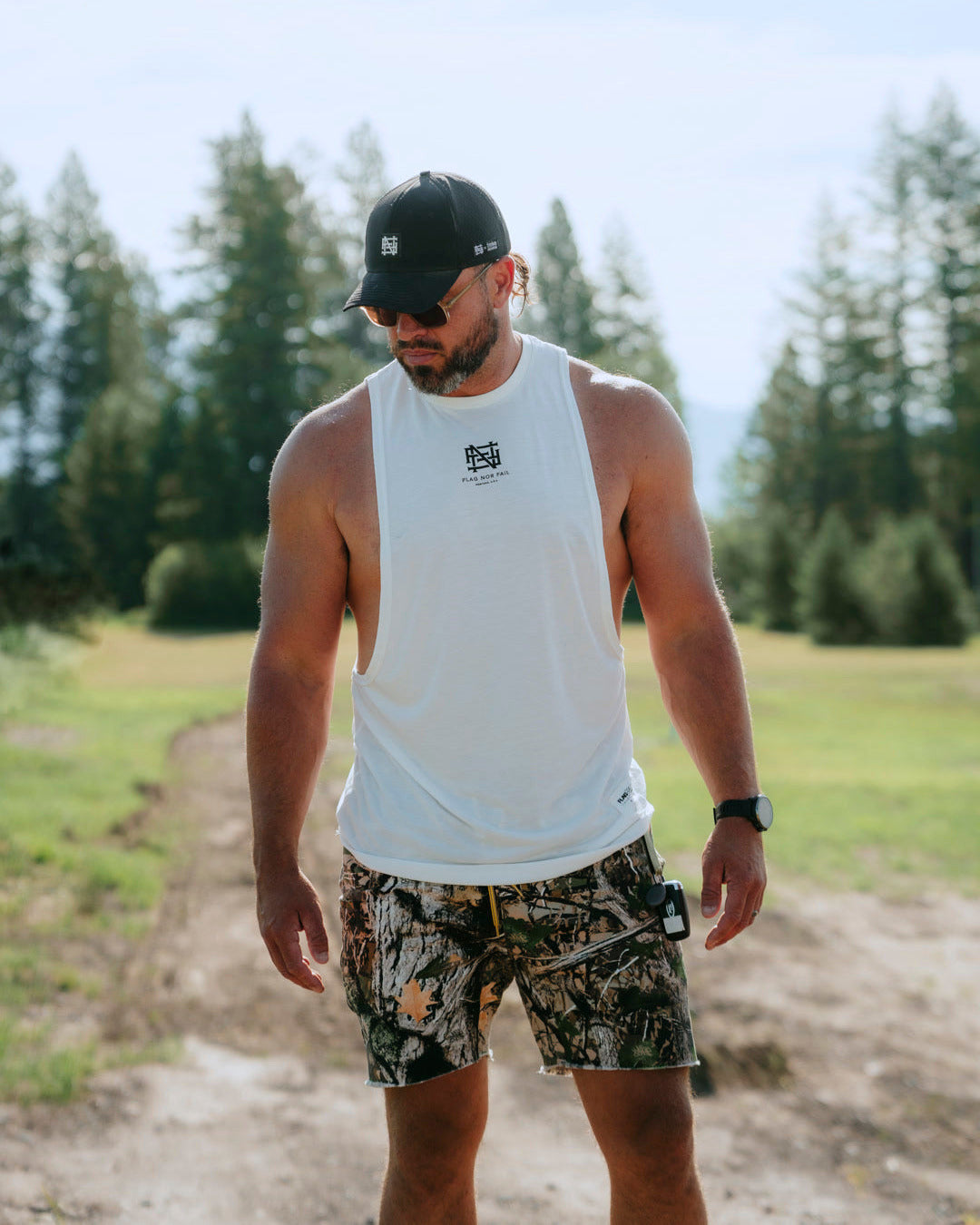 GOAT SHORTS - WOODLAND CAMO