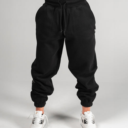 WOMENS OVERSIZED SWEATPANTS - BLACK