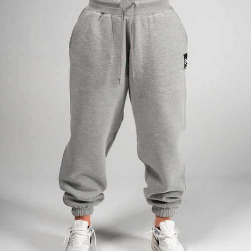 WOMENS OVERSIZED SWEATPANTS - HEATHER GREY