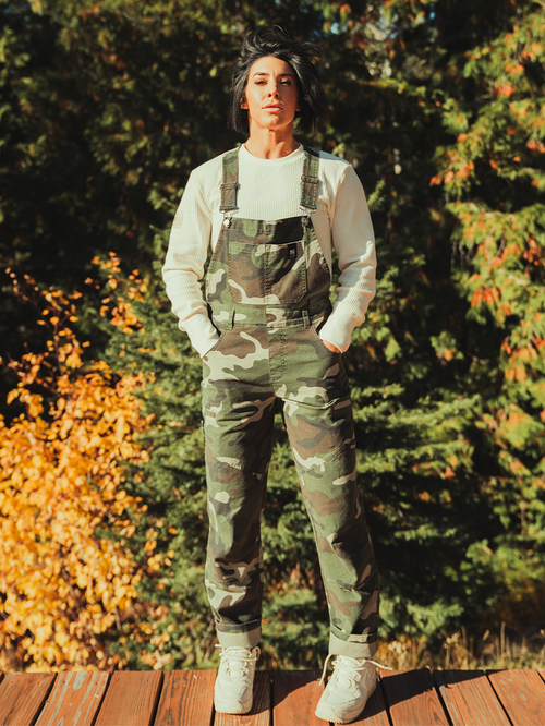 WOMENS FOREVER OVERALLS - CAMO