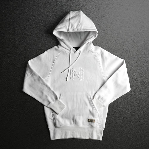 EMBOSSED PULLOVER-WHITE