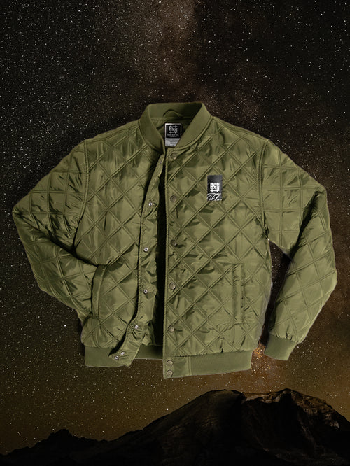 BOMBER JACKET - OLIVE