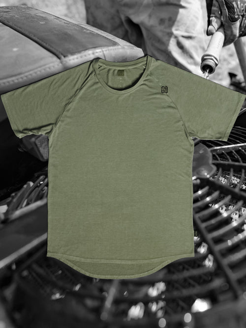MOTO TEE - OLIVE