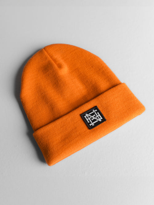 YOUTH PATCH BEANIE - ORANGE