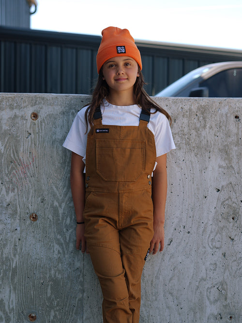 YOUTH PATCH BEANIE - ORANGE