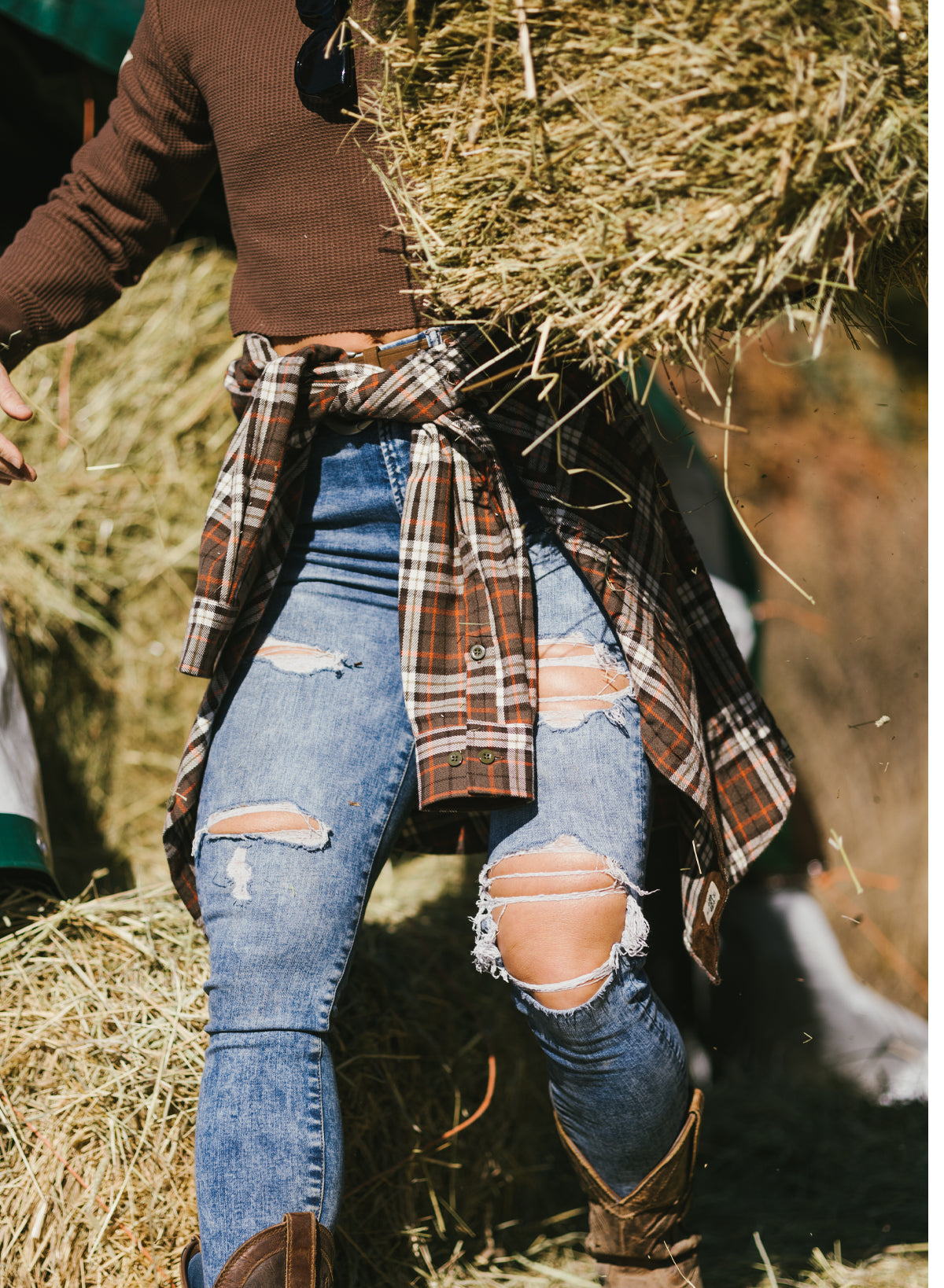 CORTO DE PUNTO PARA MUJER FOREVER WAFFLE - COCOA