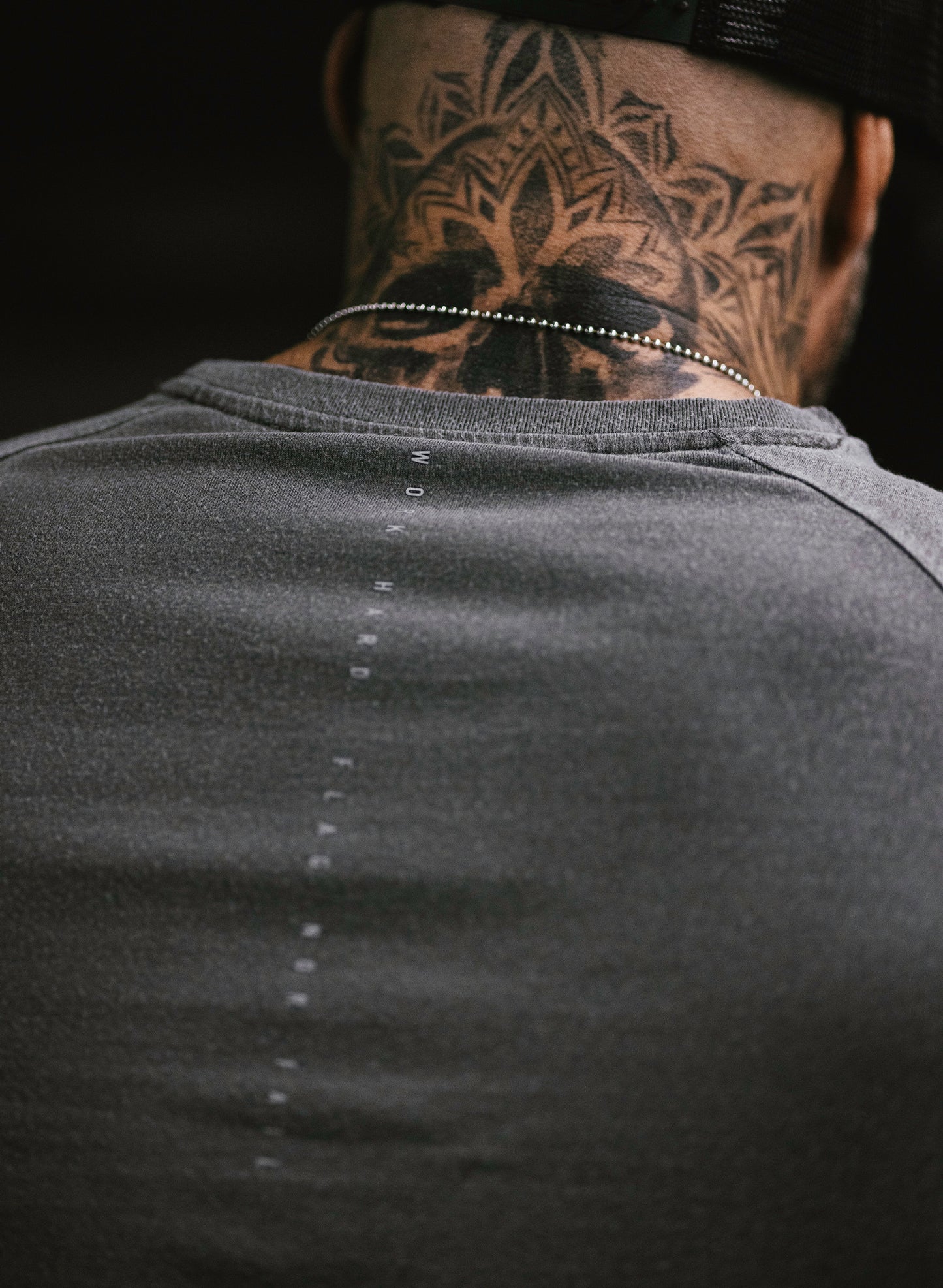 MOTO DISTRESSED TEE - BLACK