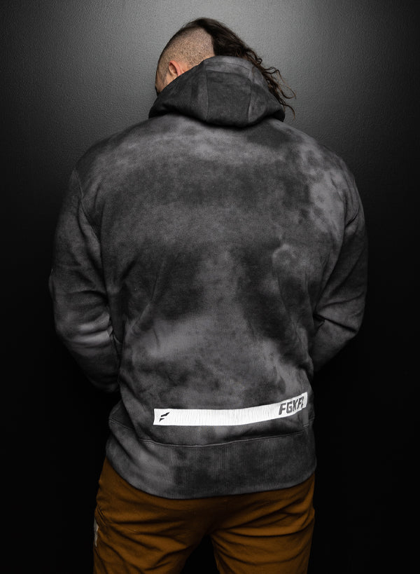 KNOCKOUT SWEATSHIRT - BLACK WEAR & TEAR