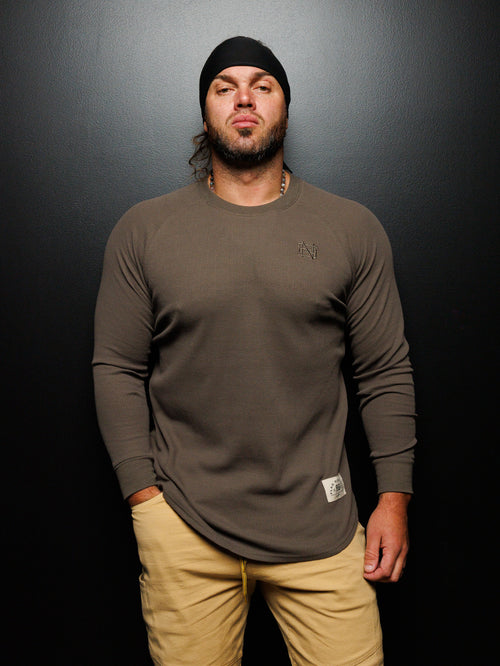 MEN'S FOREVER LIGHTWEIGHT THERMAL - OLIVE GREY