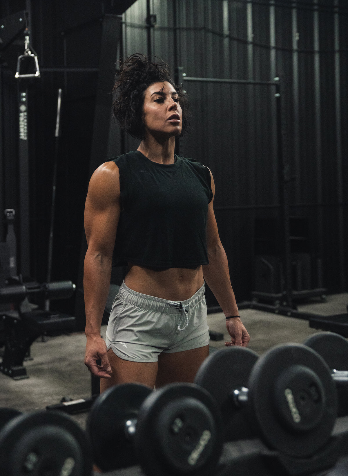 PANTALÓN CORTO MUJER APEX 3.0 - GRIS