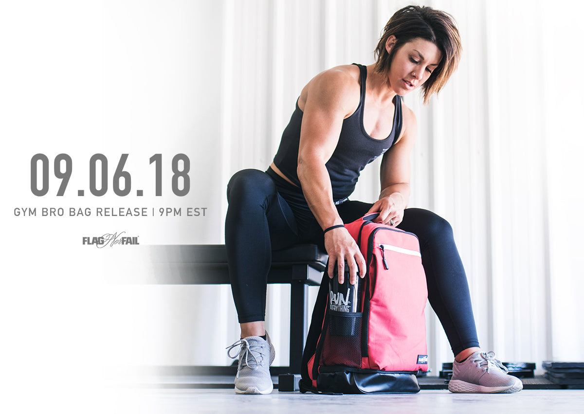 RED GYM BRO BAG | SEPTEMBER 2018