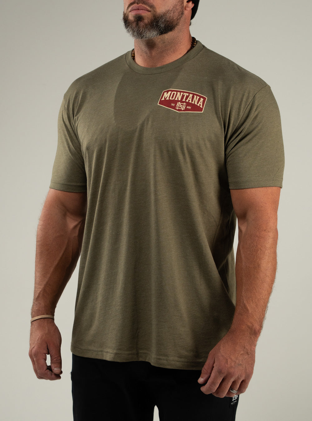 MONTANA BADGE TEE - GREEN
