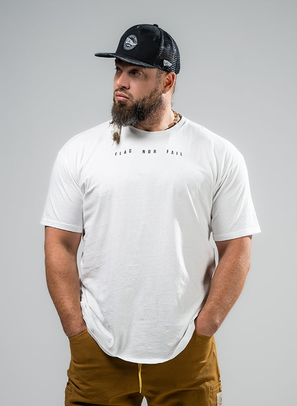 MISSION OVERSIZED TEE - WHITE