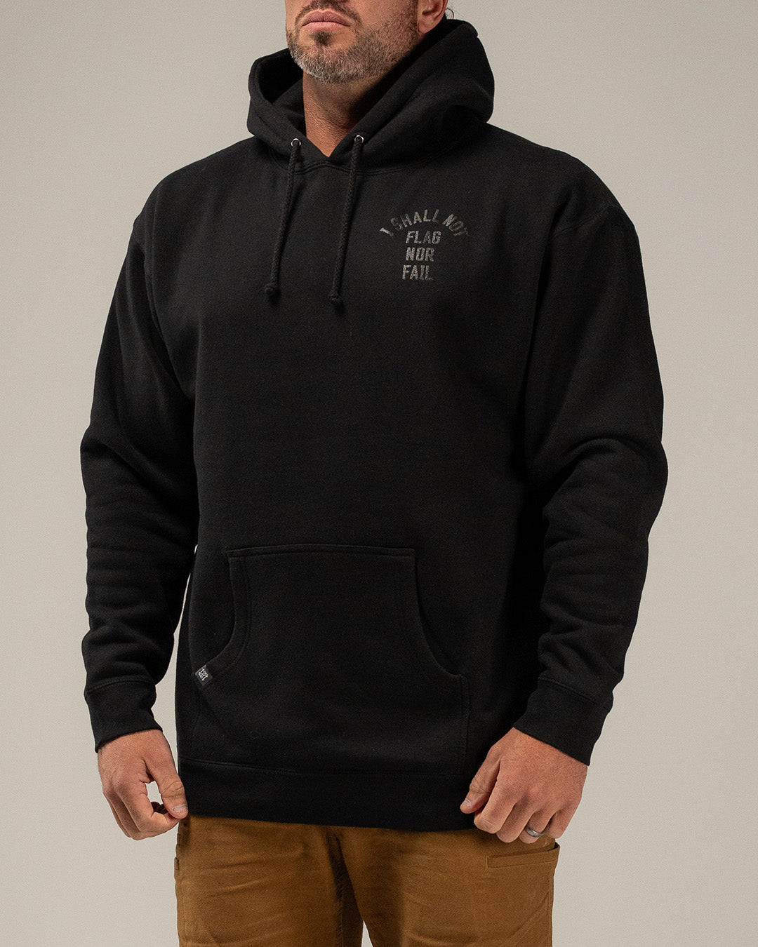 ANTHEM HOODIE - BLACK/BLACK