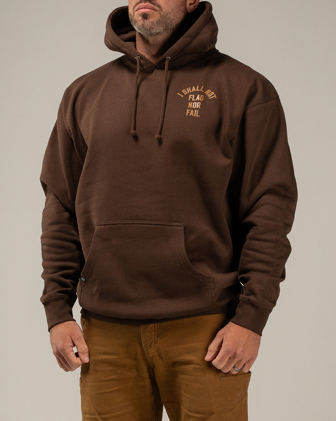 ANTHEM HOODIE - BROWN