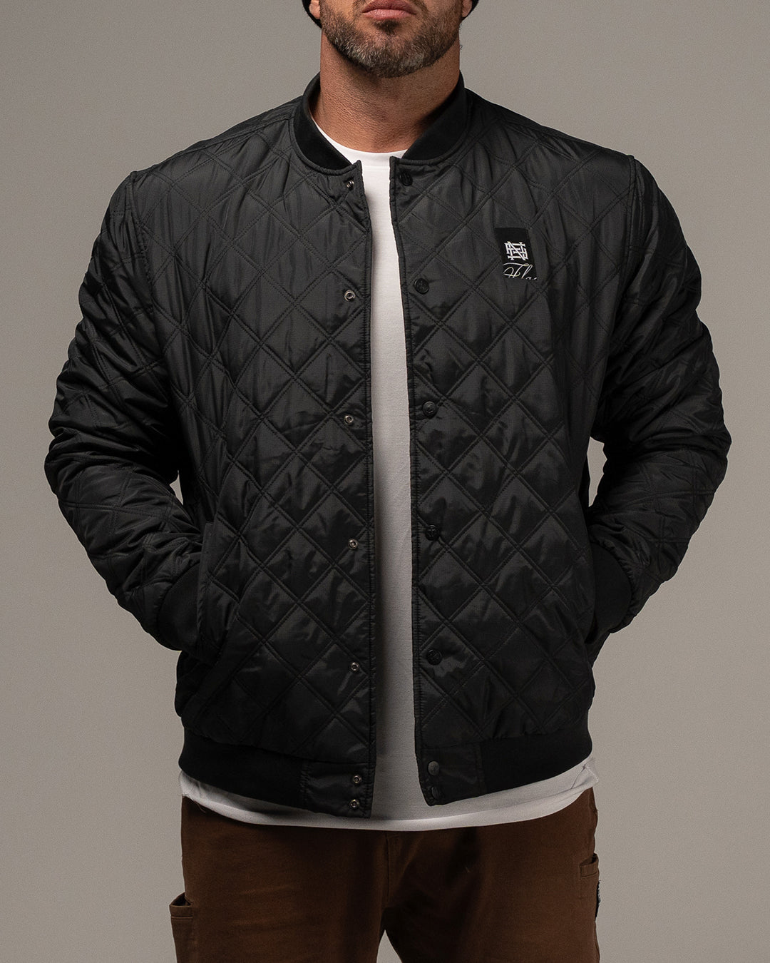 BOMBER JACKET - BLACK – FLAG NOR FAIL