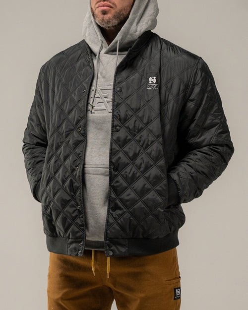 BOMBER - BLACK (w/FREE HOODIE)