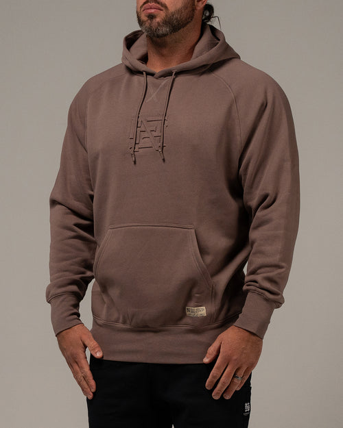 EMBOSSED PULLOVER-EARTH