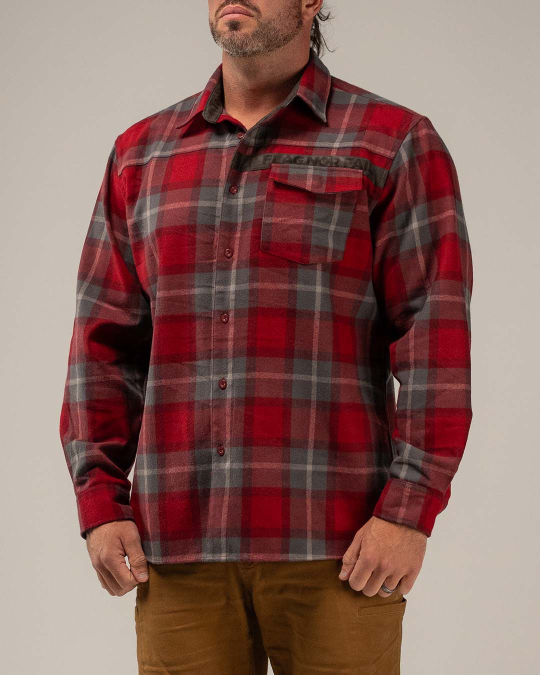 MEN'S FOREVER FLANNEL - BLOODSTONE