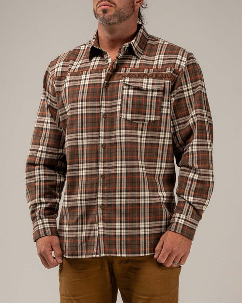 MEN'S FOREVER FLANNEL - ORANGE