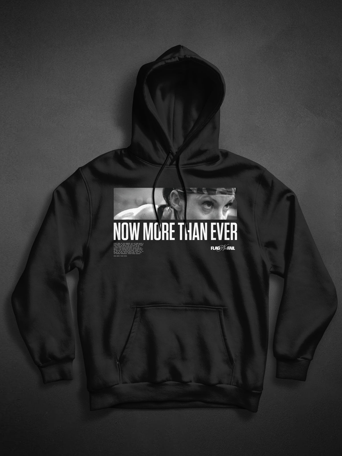 NOW MORE THAN EVER HOODIE- BLACK