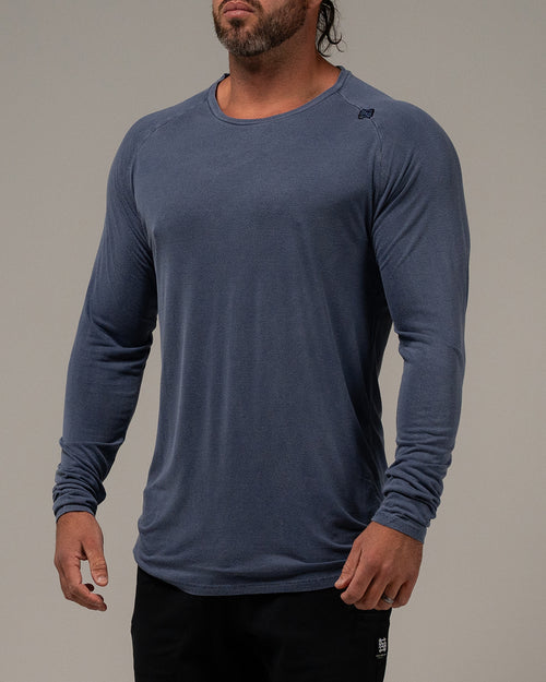 MOTO LONG SLEEVE - BLUE