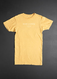 NO ONE IS COMING OVERSIZED TEE- MUSTARD thumbnail