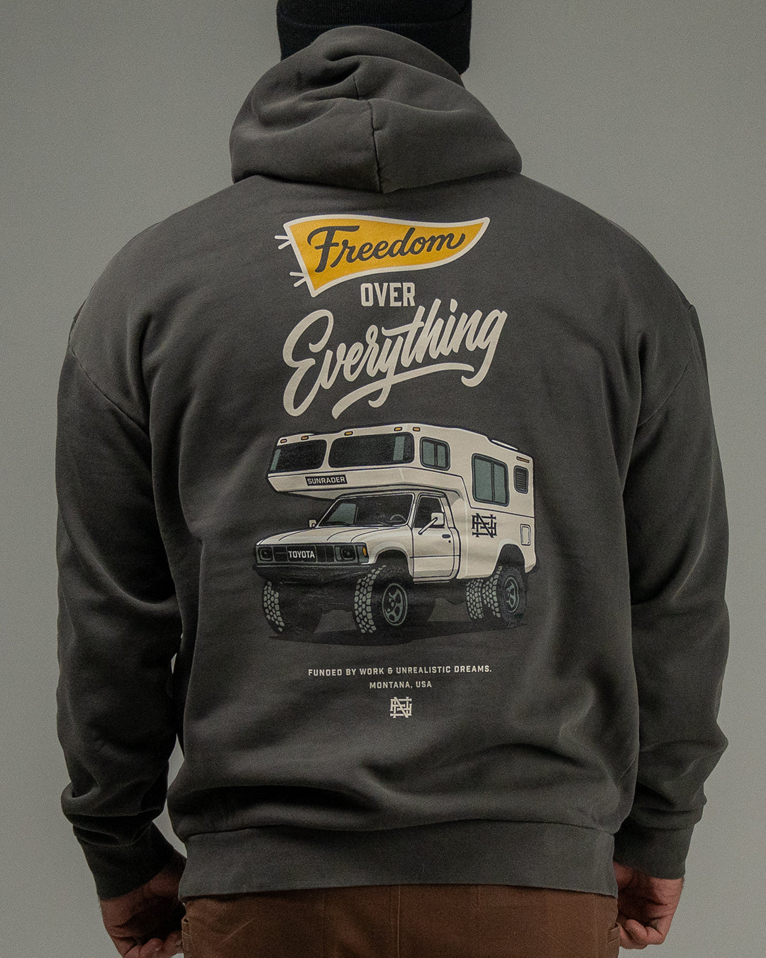 SUNRADER FREEDOM HOODIE - BLACK