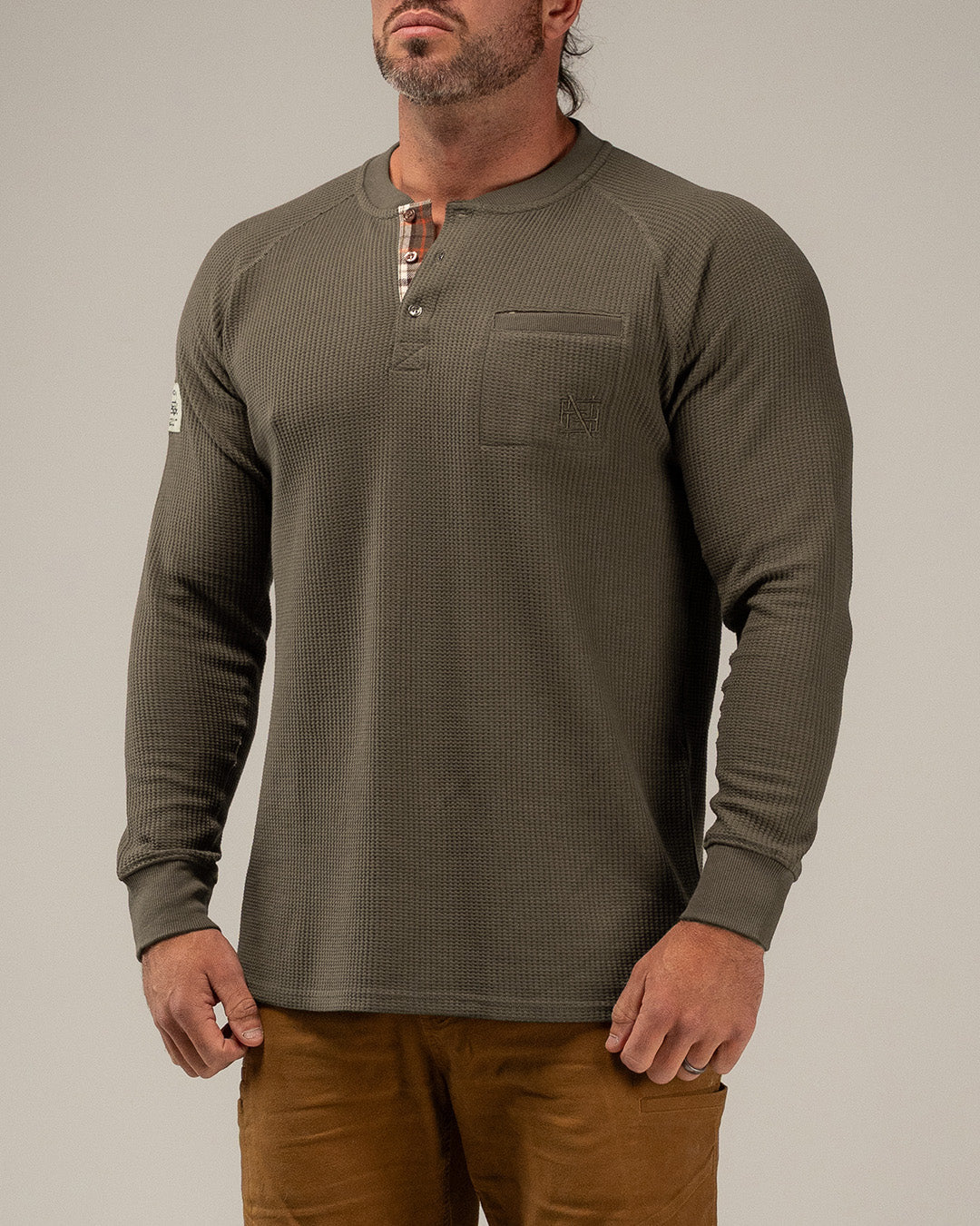 FOREVER HEAVYWEIGHT THERMAL PARA HOMBRE - GRIS OLIVA