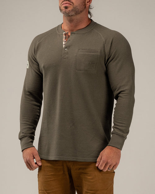 MEN'S FOREVER HEAVYWEIGHT THERMAL - OLIVE